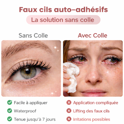 Faux cils auto-adhésifs